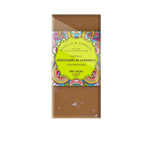 Cioccolato al caramello con fior di sale boella&sorrisi