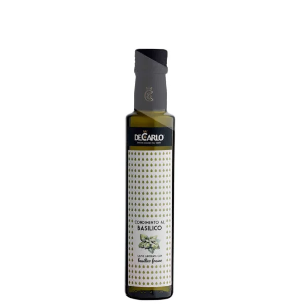 Olio aromatizzato al Basilico "Elisir" olio extra vergine di oliva